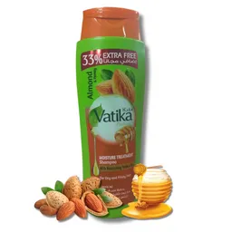 Shampoo Vatika Almendra Miel 400 Ml 33% Extra