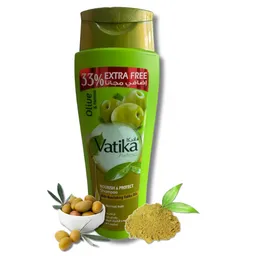 Shampoo Vatika Oliva Henna 400 Ml 33% Extra