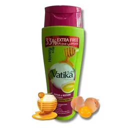 Shampoo Vatika Miel Huevo 400 Ml 33% Extra