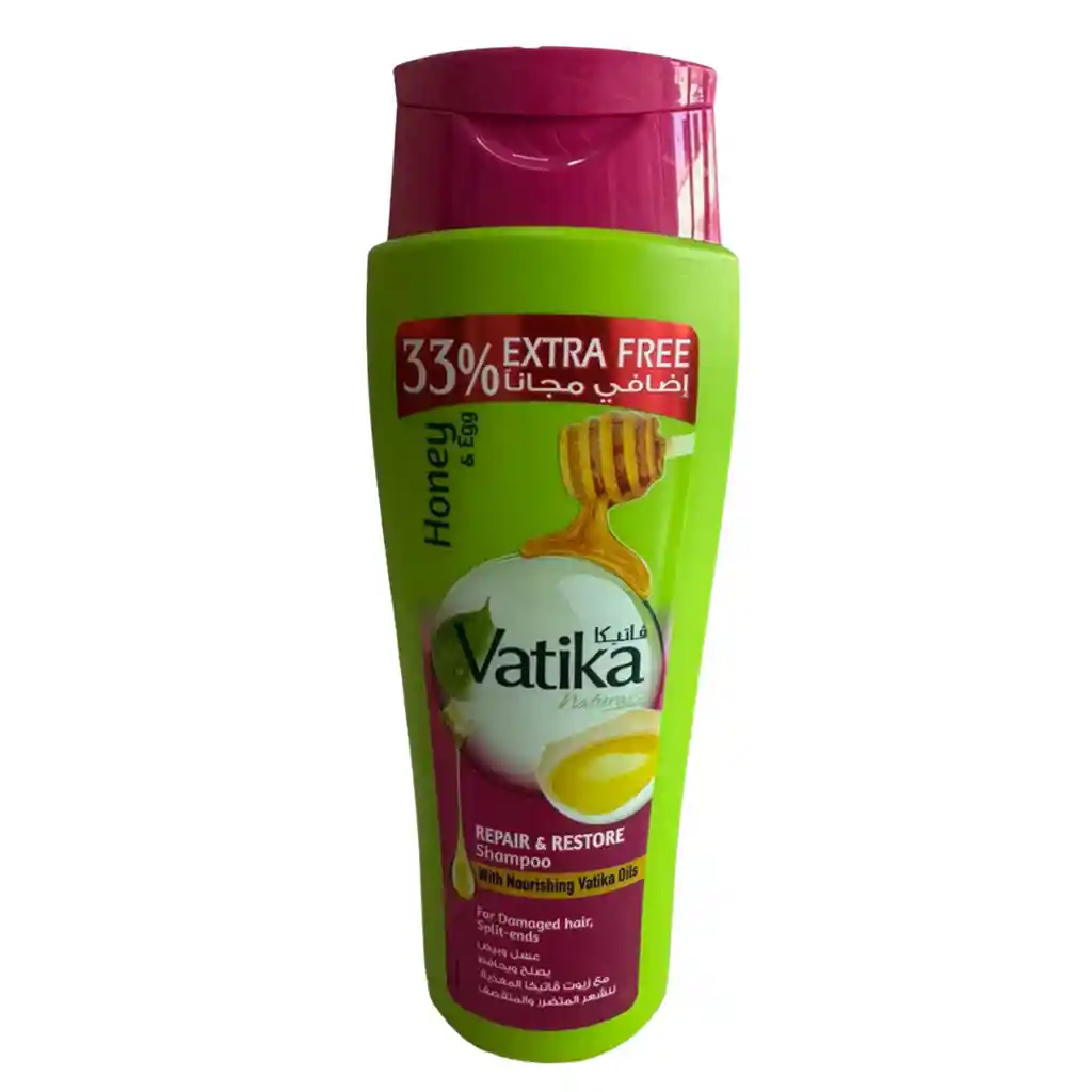 Shampoo Vatika Miel Huevo 400 Ml 33% Extra