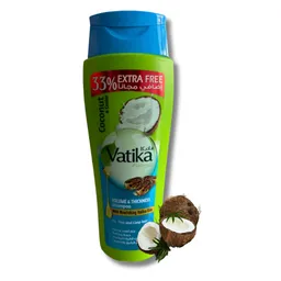 Shampoo Vatika Coconut Castor 400 Ml 33% Extra