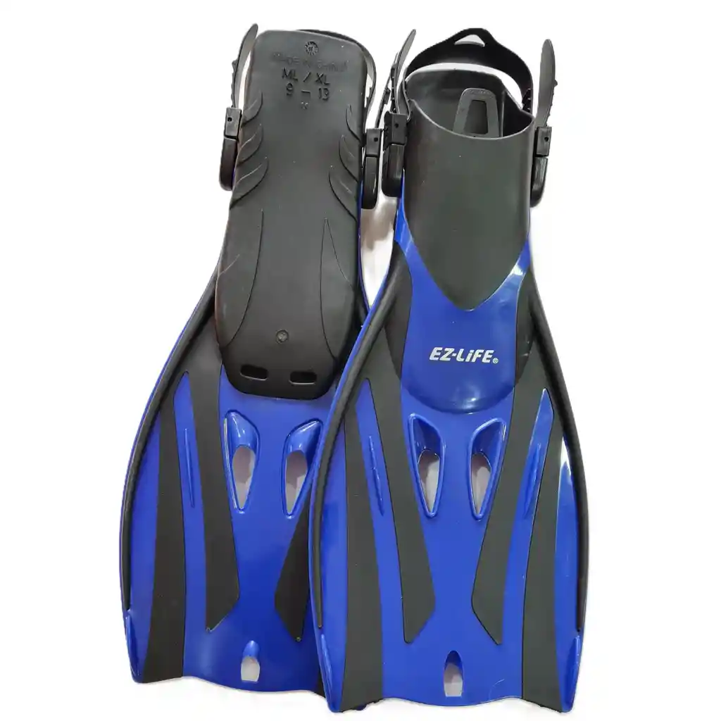 Mascara+snorkel+altas Xm-xl Ez-life Azul Set 6248