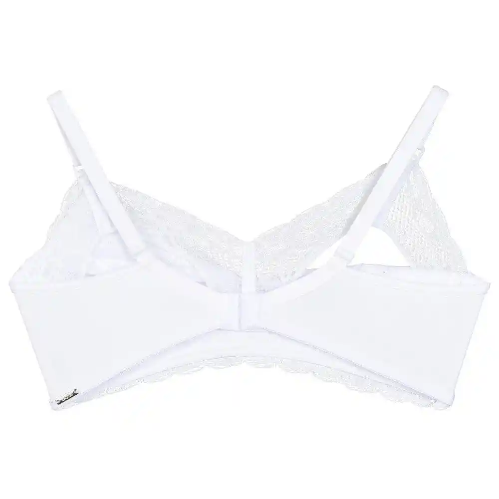 Sostén Lactancia 2rios Full Encaje Blanco Talla Xl