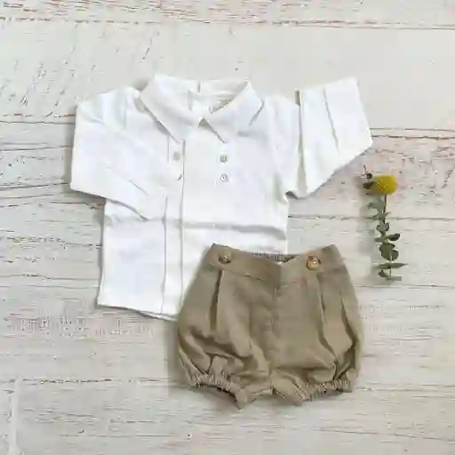 Conjunto Niño Ilusion Beige Talla 2 Años