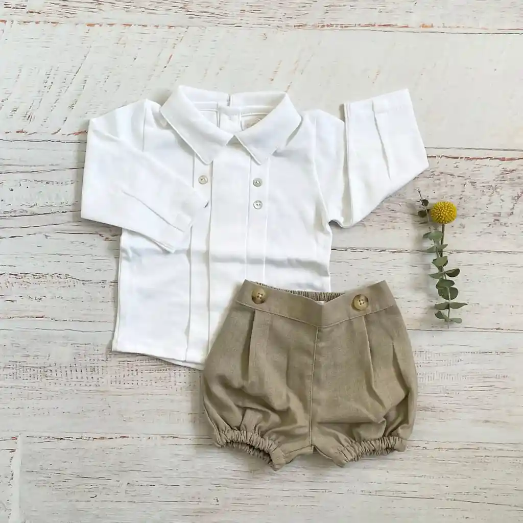 Conjunto Niño Ilusion Beige Talla 2 Años