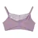 Sostén Lactancia 2rios Semi Encaje Microfibra Morado Talla Xl