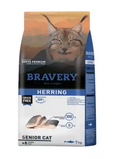 Bravery Herring Senior Cat 7kg