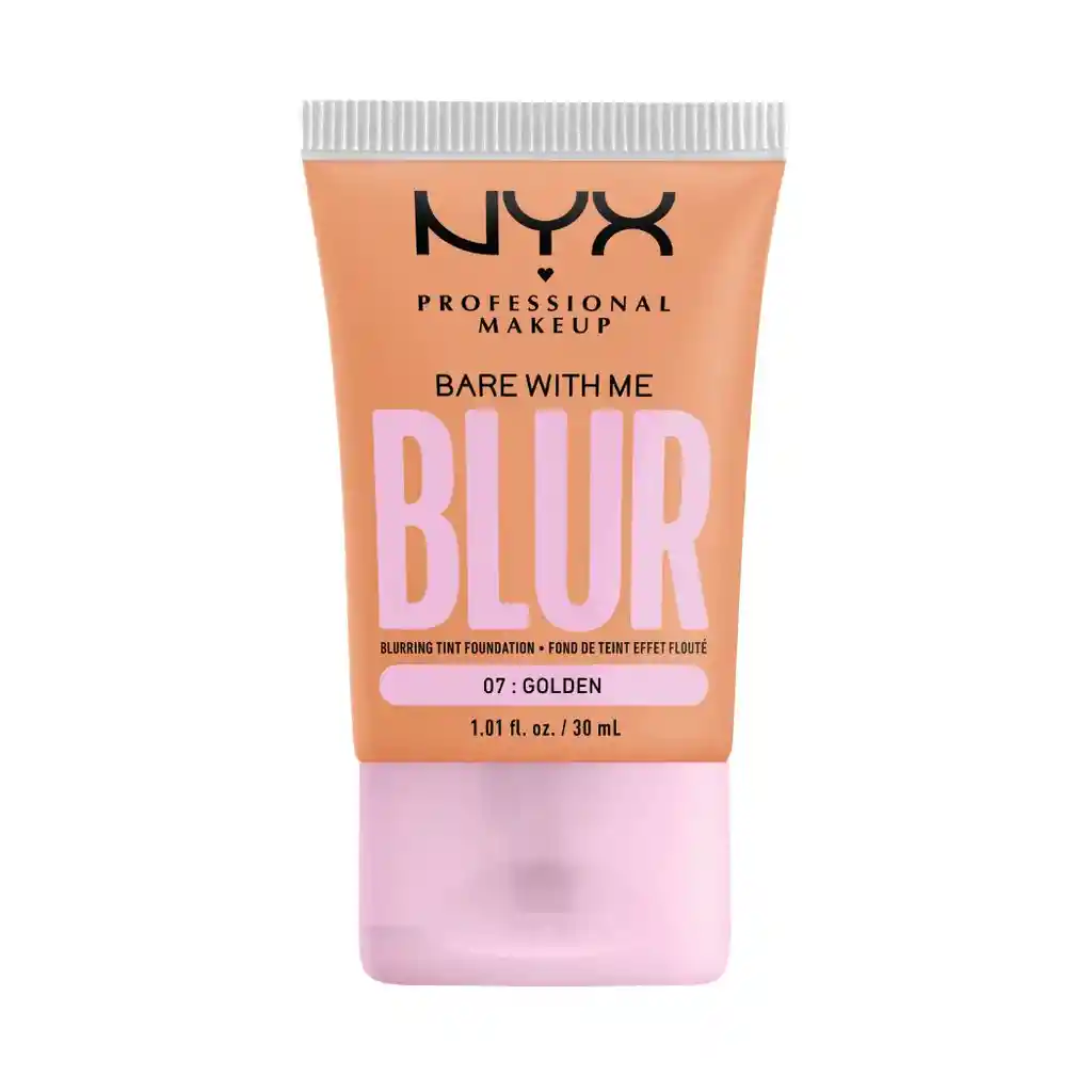 Base De Maquillaje Líquida Nyx Bare With Me Blur Tint 16 Hrs. Golden