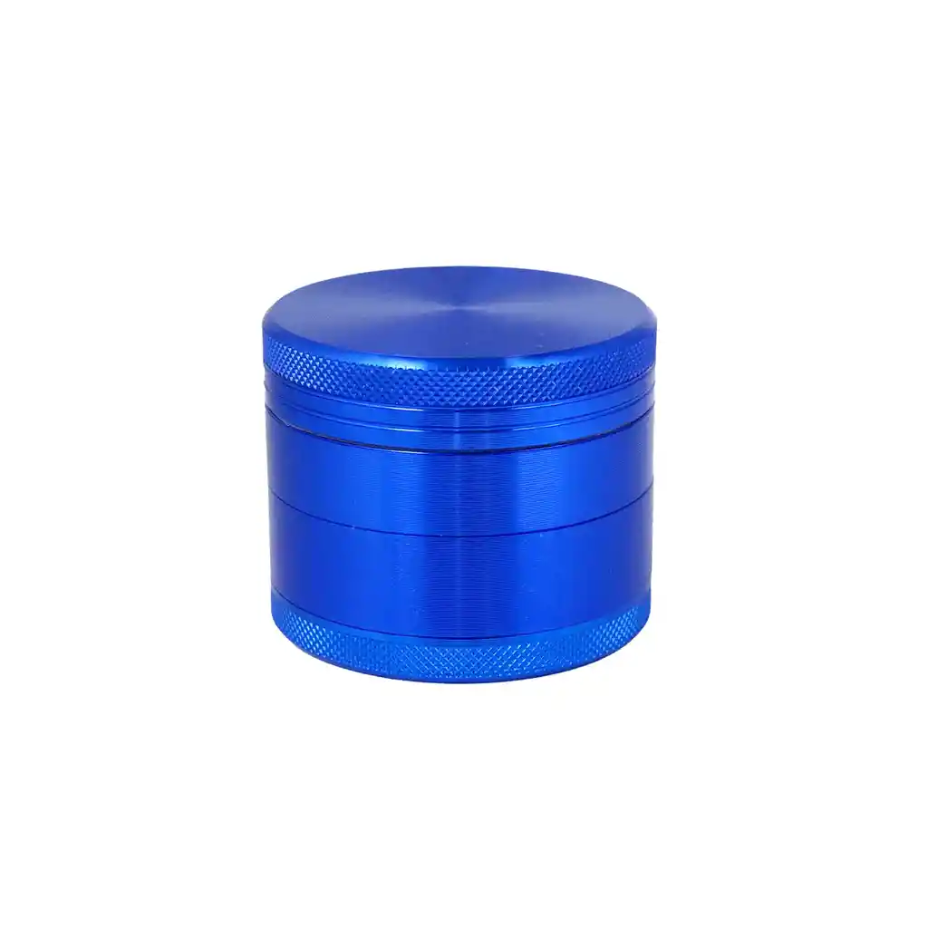 Moledor De Aluminio Cnc 4 Pisos / Blue 50mm