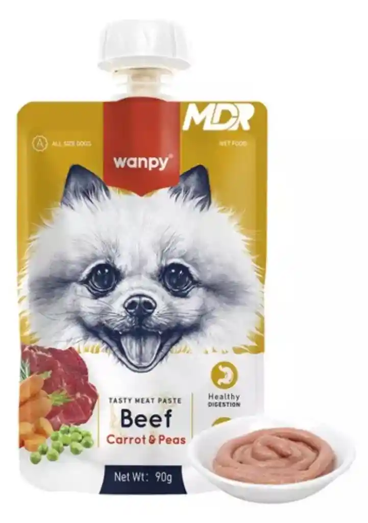 Wanpy Paste Dog (beef, Carrot Y Pea) 90gr