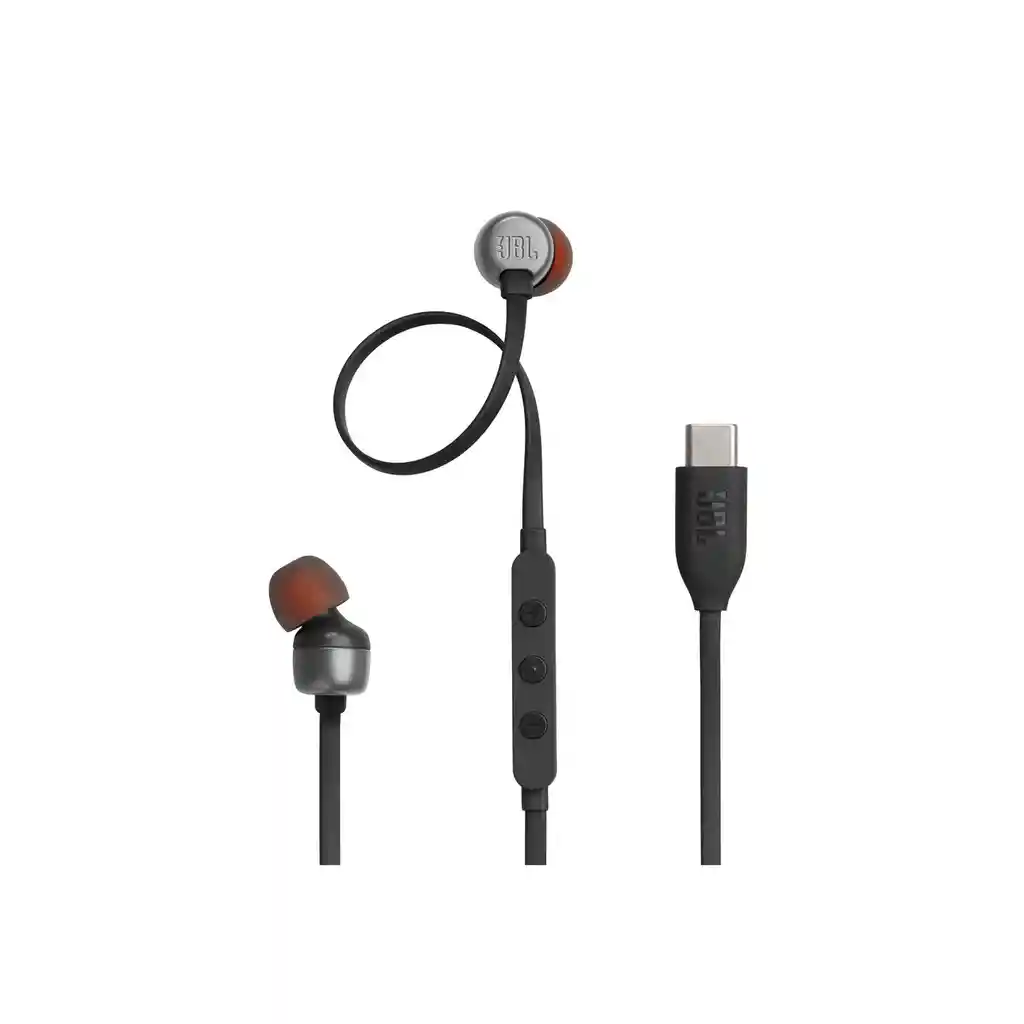 Audífonos Jbl Tune 310c In-ear Wired Usb-c Negro Jbl