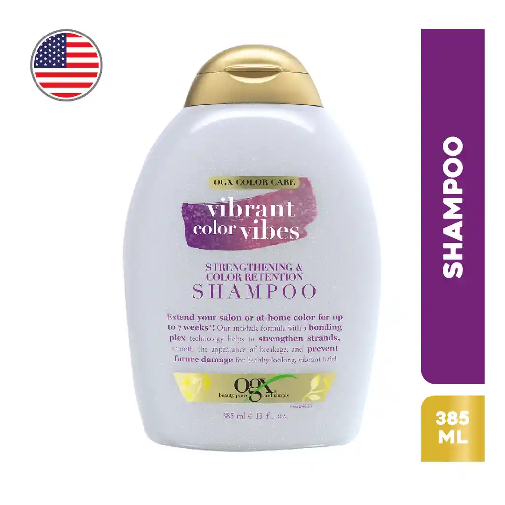 Shampoo Ogx Vibrant Color Vibes 385ml