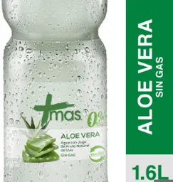 Agua Mas Sabor Aloe Vera Sin Gas De 1.6l