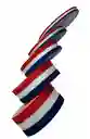 Cinta De Tela Tricolor Bandera Chilena 5cm X 22.86mts