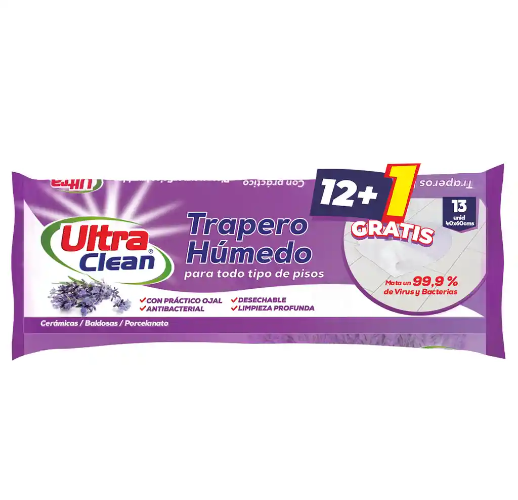 Trapero Humedo 12+1 Ultra Clean