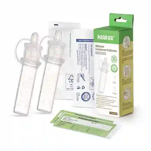 Recolector De Calostro Preesterilizado Haakaa Pack 2 U.