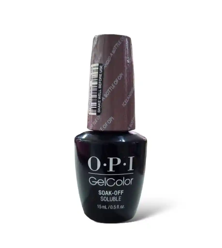 Opi Permanente · Esmalte De Uñas - Icelanded A Bottle