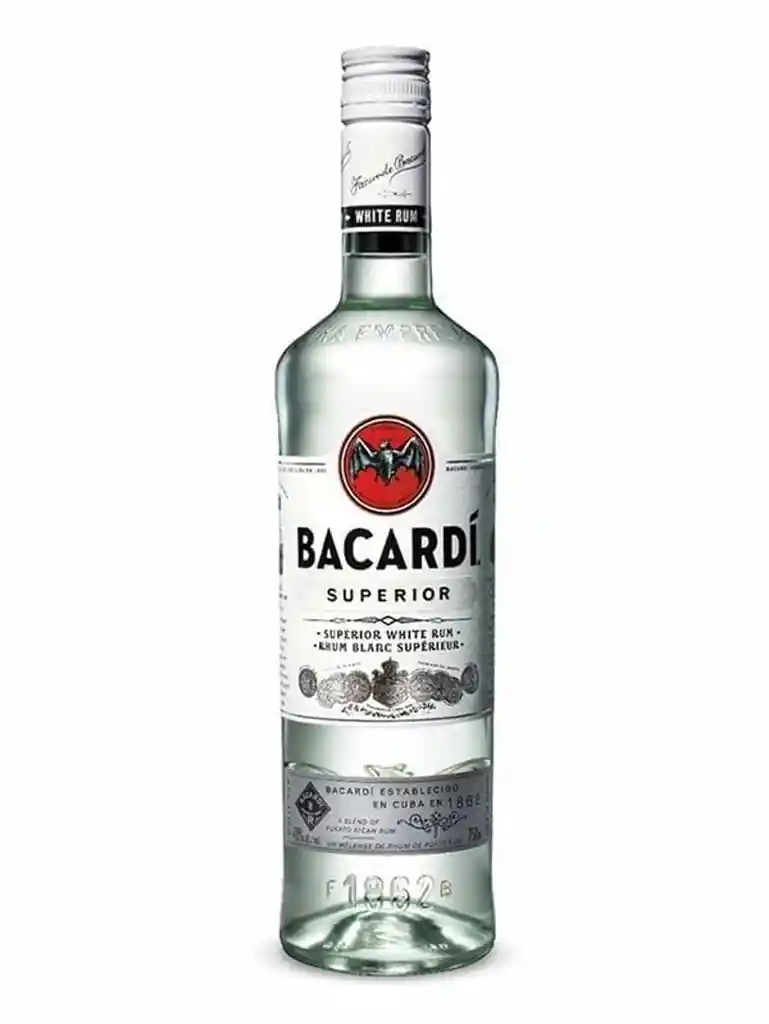 Ron Carta Blanca Bacardi Superior 750ml