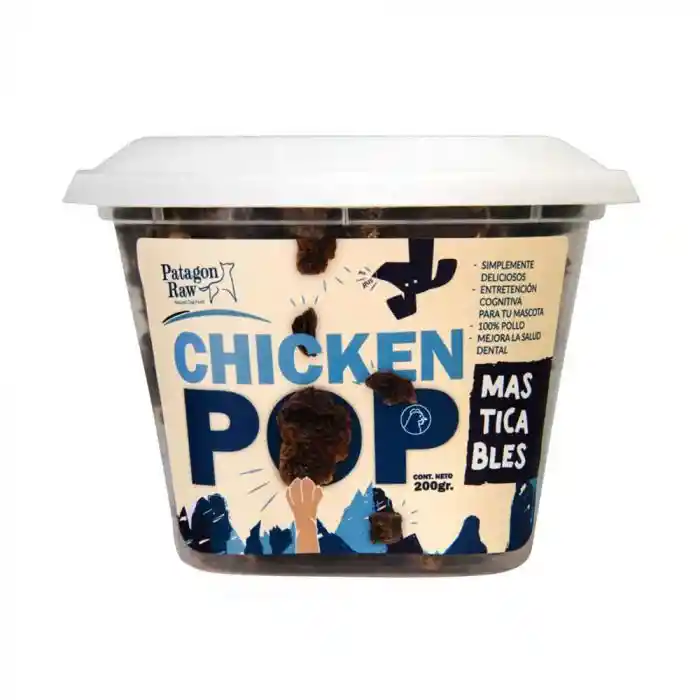 Patagon Raw - Chicken Pop Snack De Pollo Para Perros 200 G