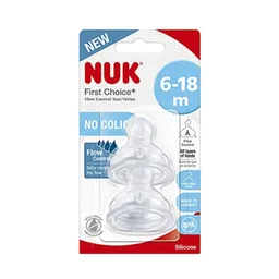 Tetinas Nuk First Choice Etapa 2 Flow Control 2 Uns