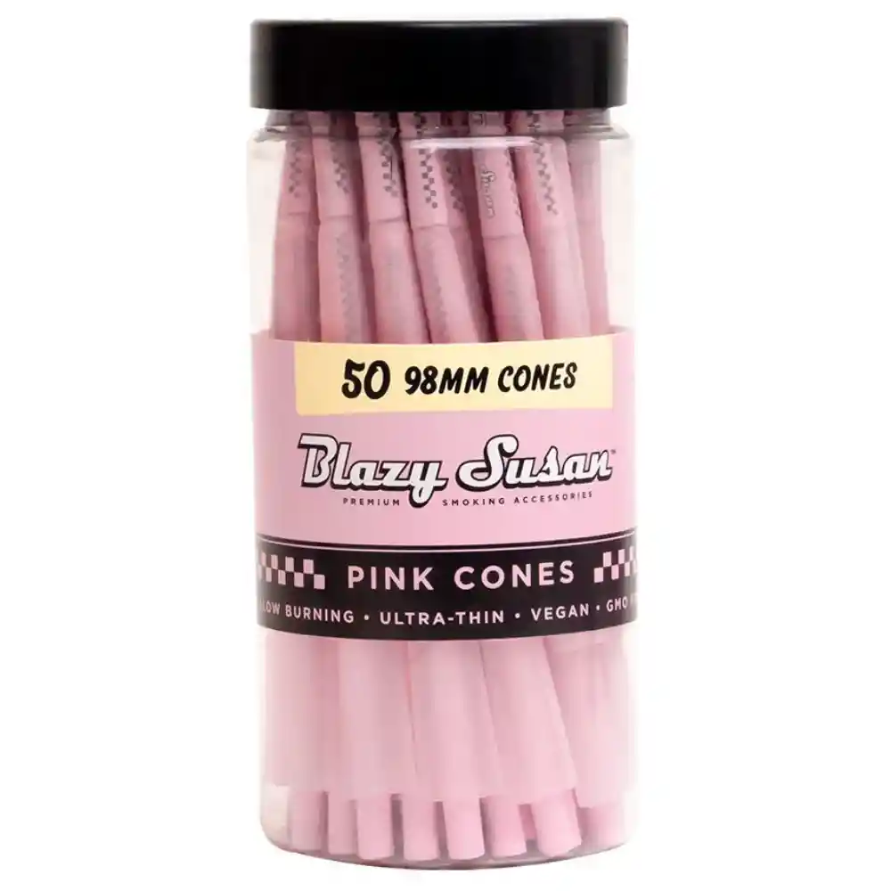 Conos Pre-enrolados Pink Blazy Susan 98mm 50u