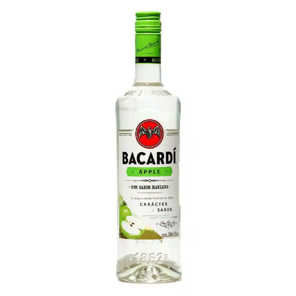 Ron Bacardí Sabores Intensos Apple 750 Cc.