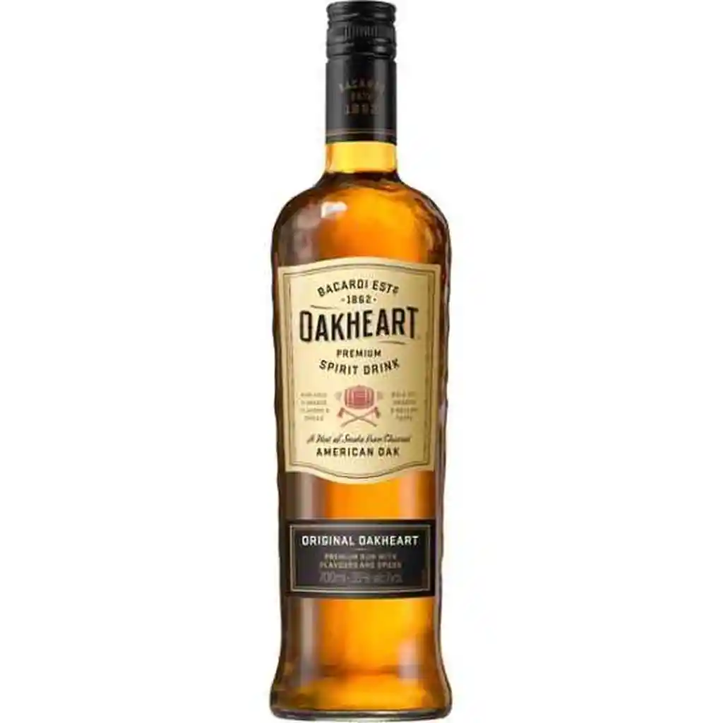 Ron Bacardí Oakheart Spiced Rum 750 Cc.