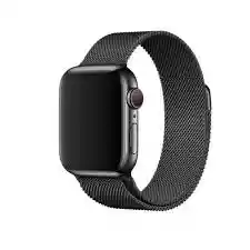 Correa Apple Watch 38/41 Mm Negra Metalica