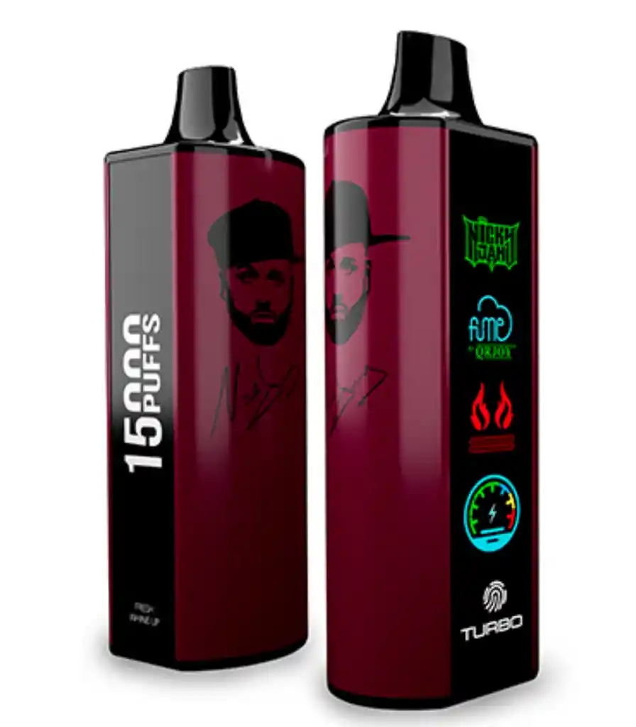 Vape Fume Nicky Jam 15.000 Puffs 0% Nic Fresh Whine Up Strawberry Watermelon