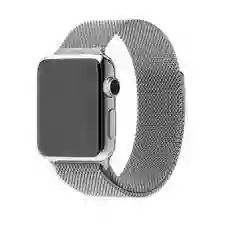 Correa Apple Watch 38/40 Mm Plateada Metalica