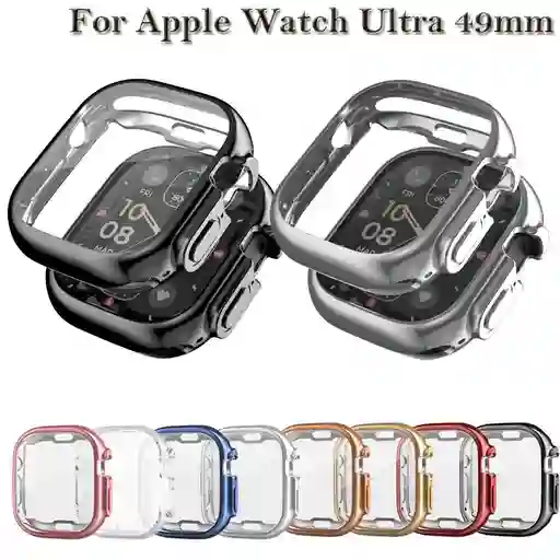 Protector Carcasa Glass Para Apple Watch 41mm