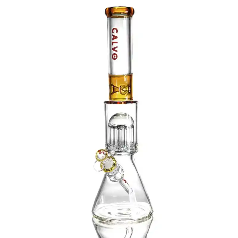 Bong Tree Perc 7mm Ambar Calvo Glass