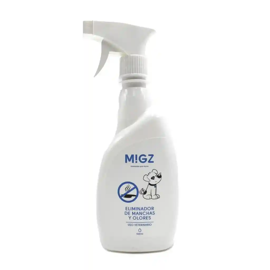 M!gz - Eliminador De Olores Y Manchas Perros 500ml