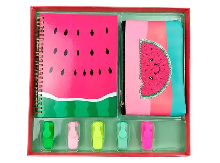 Set Hvt Cuaderno Sandía C/estuche Y Dest