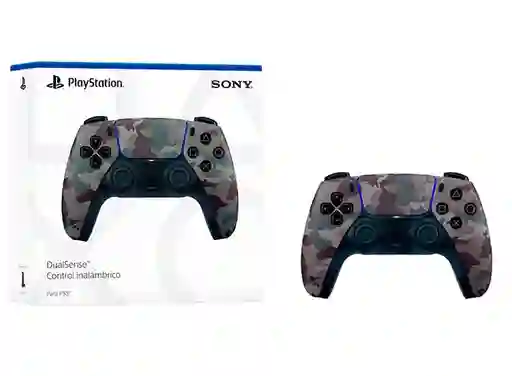 Control Ps5 Dualsense Gray Camo