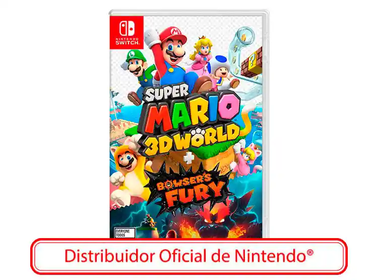 Juego Switch Sm 3d World &amp Bowsers Fury