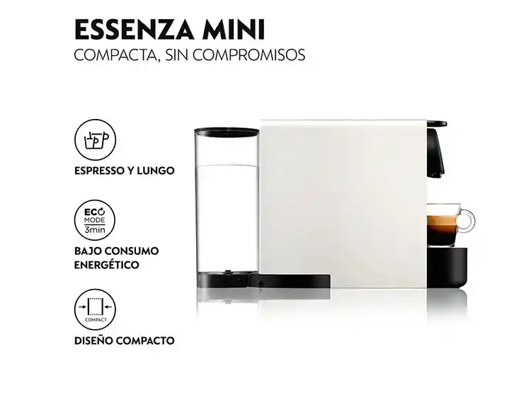 Cafetera Nespresso Essenza Mini Single White