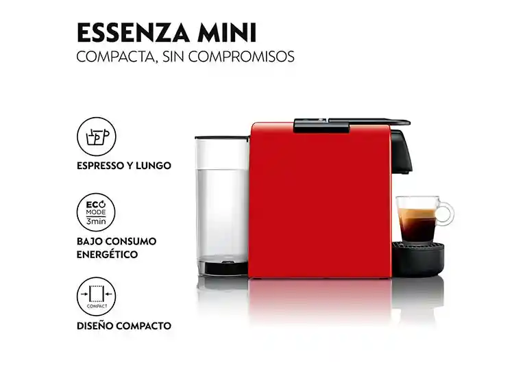 Cafetera Nespresso Essenza Mini Red