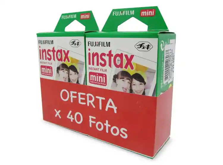 Película Fuji Instax Mini 40 Fotos