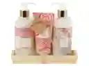 Body Secret Set Bath Wood Natural Nav23