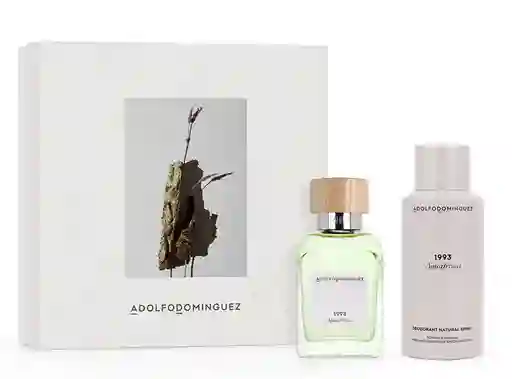 Set Perfume Adolfo Dominguez Agua Fresca Hombre Edt 120 Ml+ Desodorante 150 Ml