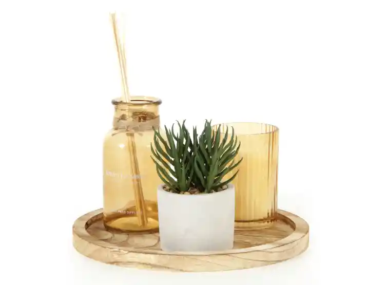 Set Aroma 1 Difusor Vela Y Planta Ripley Home