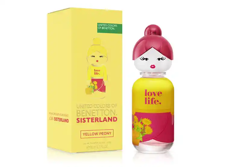 Benetton Perfume Sisterland Yellow Peony Edt