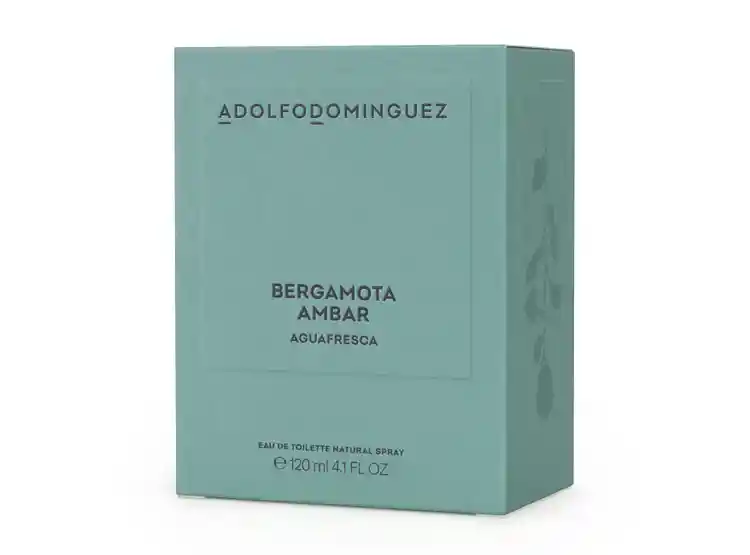 Perfume Adolfo Dominguez Agua Fresca Bergamota Ambar Hombre Edt 120 Ml