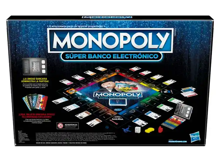 Hasbro Gamming Juego Mesa Monopoly Sup Banco Eléctronico