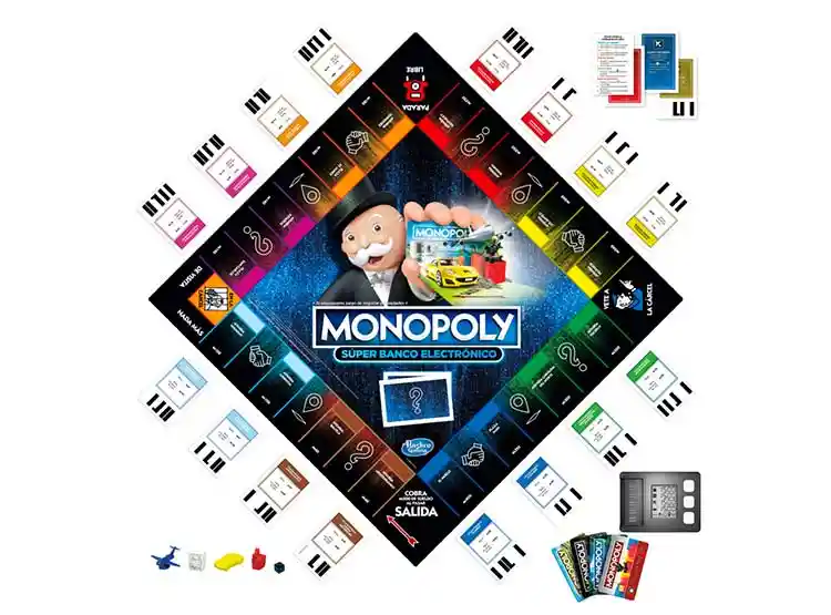 Hasbro Gamming Juego Mesa Monopoly Sup Banco Eléctronico