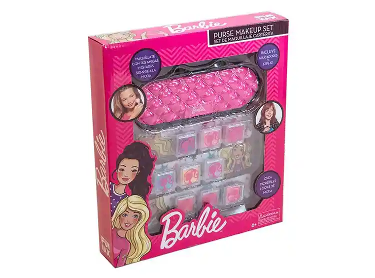 Barbie Set Maquillaje Carterita