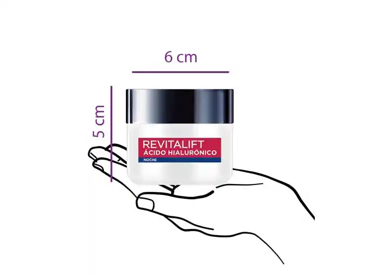 Loréal Crema Revitalift Ácido Hialuronico 50 Noche