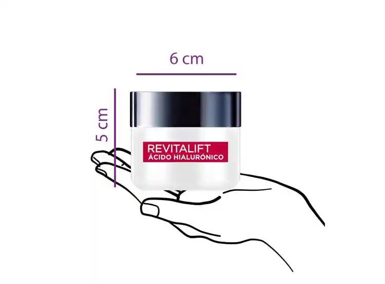 Loréal Crema Revitalift Ácido Hialuronico 50 Dia