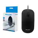 Mouse Philco Alambrico Optico Negro